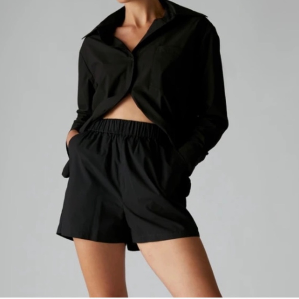 Matching blouse and short set